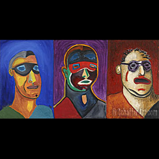 Three Heads Painting
